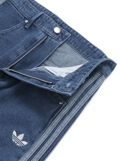 画像5: 【送料無料】ADIDAS DENIM FIREBIRD SHORTS-MIDIUM BLUE DENIM