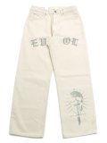 【送料無料】EVOL BY FUTURE TONAL SKULL DENIM PANT