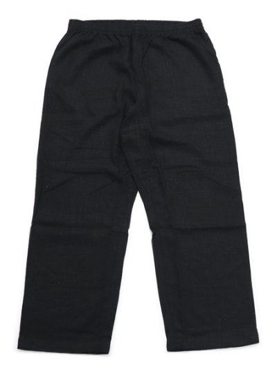 画像1: 【送料無料】WHIMSY SOCKS LINEN BEACH PANT BLACK