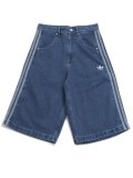 【送料無料】ADIDAS DENIM FIREBIRD SHORTS-MIDIUM BLUE DENIM