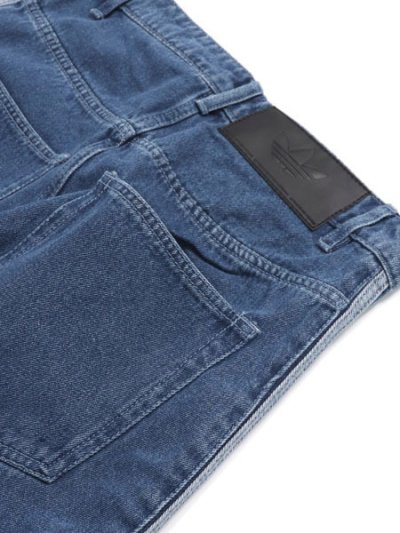 画像6: 【送料無料】ADIDAS DENIM FIREBIRD SHORTS-MIDIUM BLUE DENIM