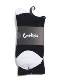 COOKIES CLOTHING ORIGINAL MINT COOKIES SOCKS BLACK/WHITE