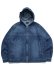 画像1: 【送料無料】INTERBREED MASH UP DENIM HOODIE BLACK (1)
