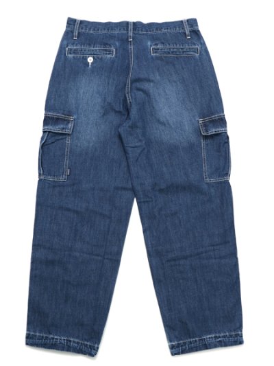 画像2: 【送料無料】INTERBREED ENGINEER DENIM CARGO PANTS INDIGO