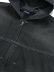 画像3: 【送料無料】INTERBREED MASH UP DENIM HOODIE BLACK