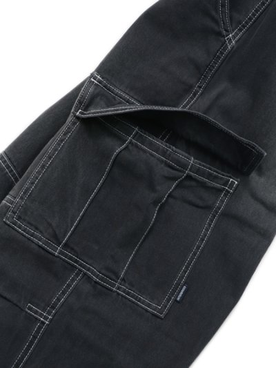 画像6: 【送料無料】INTERBREED ENGINEER DENIM CARGO PANTS BLACK