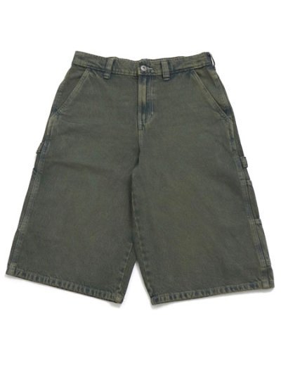 画像1: DICKIES 14 LOOSE DENIM PAINTER SHORT G.TONE FADE