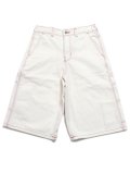 DICKIES 14 LOOSE DENIM PAINTER SHORT EGRET
