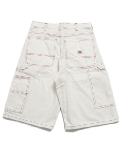 画像2: DICKIES 14 LOOSE DENIM PAINTER SHORT EGRET