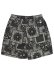画像2: NEW ERA FLORAL PAISLEY WOVEN SHORT PANTS BLACK (2)