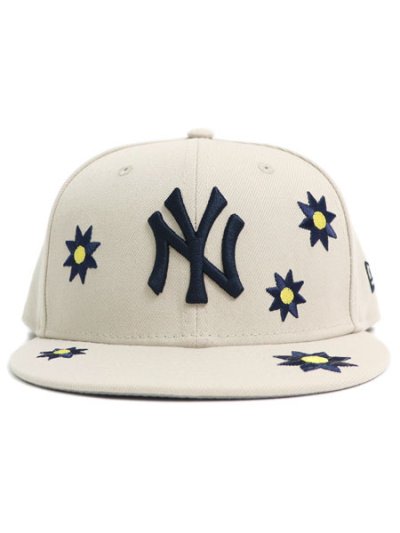 画像2: 【KIDS】NEW ERA YOUTH 9FIFTY FLOWER EMBROIDERY YANKEES
