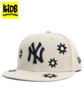 【KIDS】NEW ERA YOUTH 9FIFTY FLOWER EMBROIDERY YANKEES