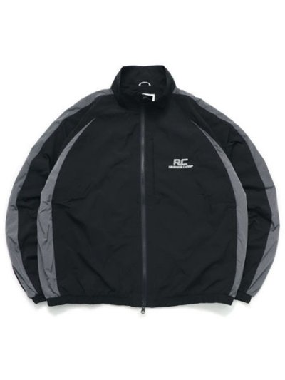画像1: 【送料無料】REIGNING CHAMP CRINKLE NYLON RADAR JACKET BLACK