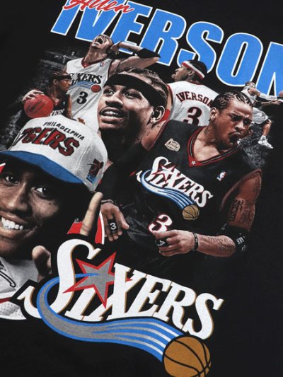 画像3: SIXERS IVERSON BOOTLEG TEE