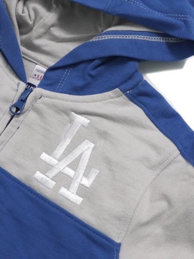 画像4: 【KIDS】MAJESTIC TODDLER FZ HOODIE PANT SET DODGERS