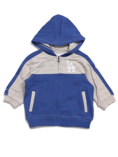 画像2: 【KIDS】MAJESTIC INFANT FZ HOODIE PANT SET DODGERS
