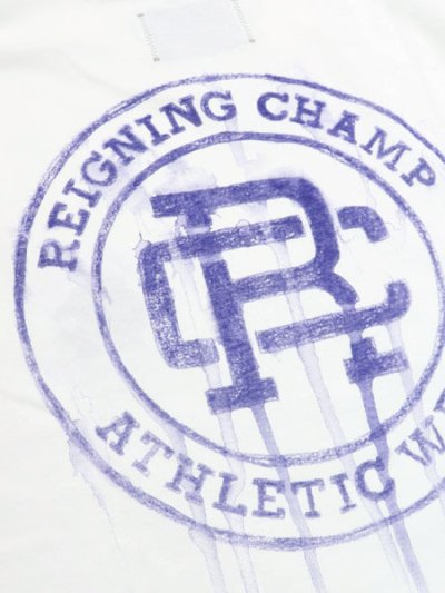 画像4: 【送料無料】REIGNING CHAMP MIDWEIGHT JERSEY RCAC TEE WHITE/PURPLE