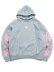 画像1: 【送料無料】RED LETTERS NOT LA BUBBLEGUM SCATTERED HOODIE (1)