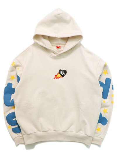 画像2: 【送料無料】RED LETTERS WAFFLE STARS SCATTERED HOODIE