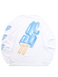 【送料無料】ICECREAM DOLLAR POP LS TEE WHITE