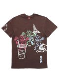【送料無料】ICECREAM THE GANG OVERSIZED TEE BROWN STONE