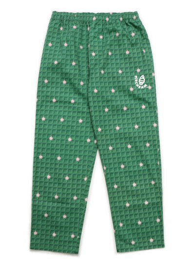 画像1: 【送料無料】ICECREAM WAFFLE EASY PANTS GREEN