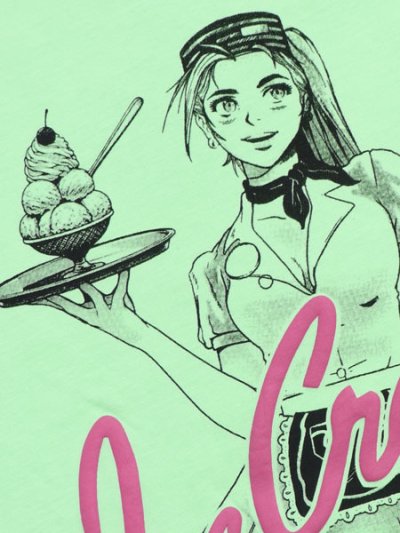 画像4: ICECREAM SERVER TEE GREEN ASH