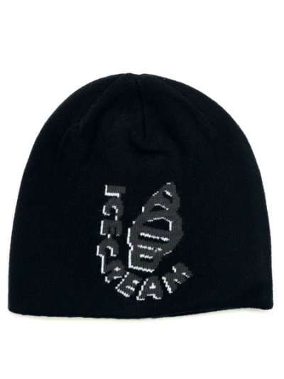 画像1: ICECREAM JACQUARD BEANIE ICECREAM BLACK