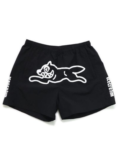 画像1: 【送料無料】ICECREAM NYLON SWITCHING EASY SHORTS BLACK