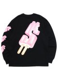 【送料無料】ICECREAM DOLLAR POP LS TEE BLACK