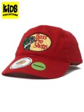 【KIDS】BASS PRO SHOPS TODDLER EMBROIDERED LOGO TWILL CAP RED