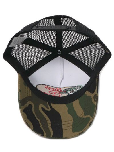 画像5: 【KIDS】BASS PRO SHOPS YOUTH EMB LOGO MESH BACK CAP WH/BK/CAMO