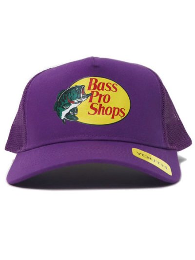 画像2: 【KIDS】BASS PRO SHOPS YOUTH BPS MESH BACK CAP PURPLE