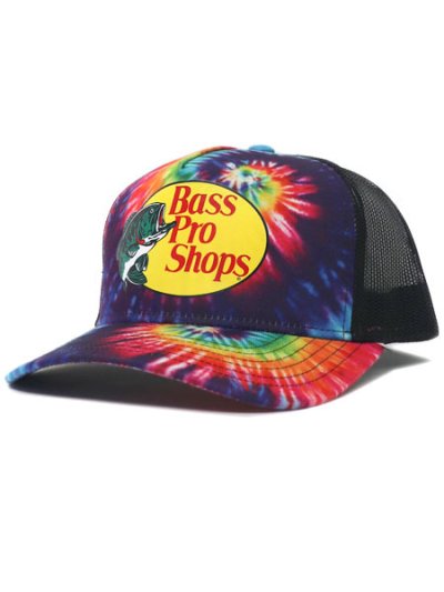 画像1: BASS PRO SHOPS MESH TRUCKER CAP-TIE DYE