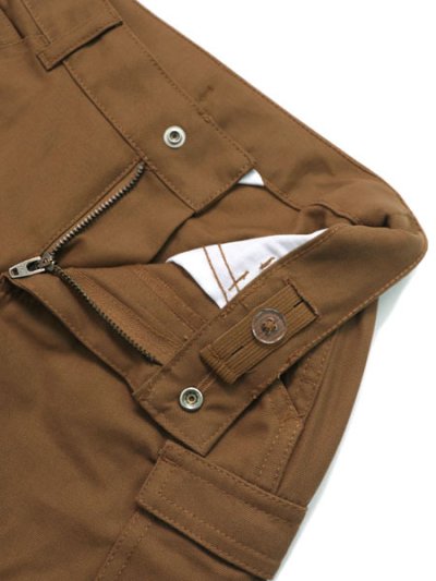 画像4: 【KIDS】CARHARTT KIDS CHILD CANVAS CARGO WORK SHORT-C.BRN
