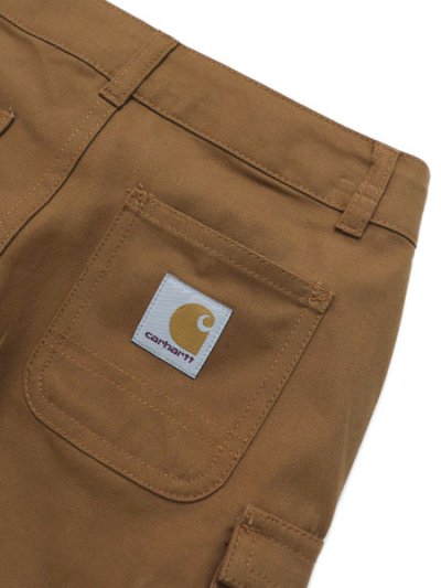画像5: 【KIDS】CARHARTT KIDS CHILD CANVAS CARGO WORK SHORT-C.BRN