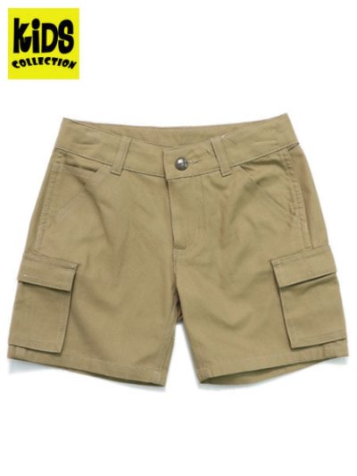 画像1: 【KIDS】CARHARTT KIDS CHILD CANVAS CARGO WORK SHORT-DK KH