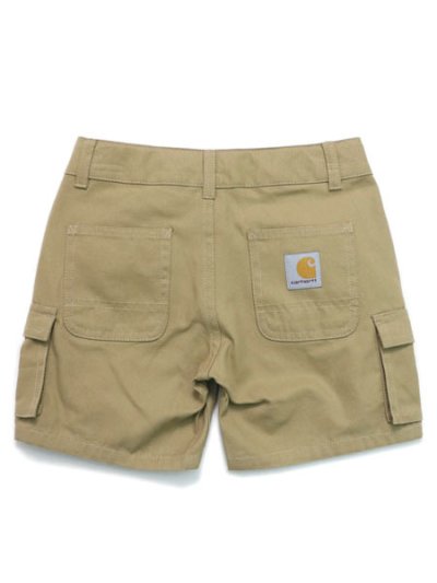 画像2: 【KIDS】CARHARTT KIDS CHILD CANVAS CARGO WORK SHORT-DK KH