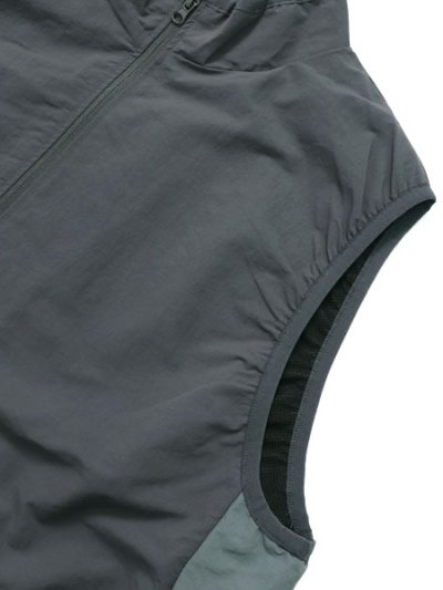 画像3: BEIMAR NYLON LIGHT WEIGHT PACKABLE VEST ICE GRY