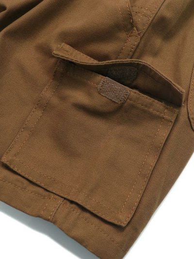 画像6: 【KIDS】CARHARTT KIDS CHILD CANVAS CARGO WORK SHORT-C.BRN
