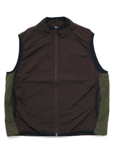 画像1: BEIMAR NYLON LIGHT WEIGHT PACKABLE VEST CLAY BR