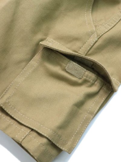 画像6: 【KIDS】CARHARTT KIDS CHILD CANVAS CARGO WORK SHORT-DK KH