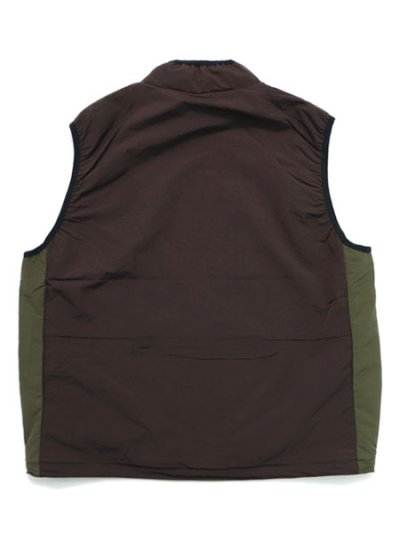 画像2: BEIMAR NYLON LIGHT WEIGHT PACKABLE VEST CLAY BR