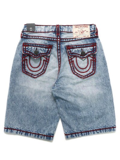画像1: 【送料無料】TRUE RELIGION VINNY ROPE STITCH FLAP SH BL CASCADE MWS