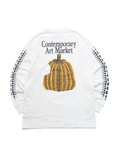画像1: 【送料無料】MARKET INFINITY GOURD LS TEE WHITE