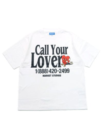 画像1: MARKET CALL YOUR LOVER TEE WHITE