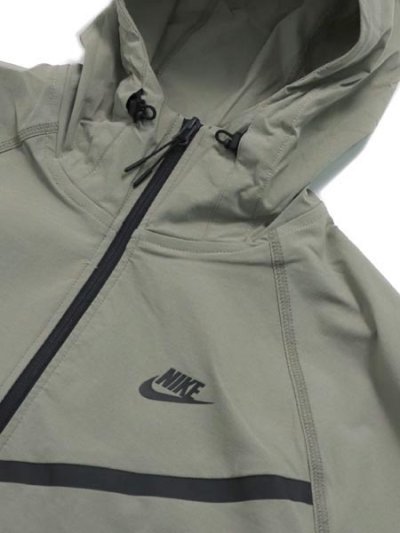 画像3: 【送料無料】NIKE TECH WINDRUNNER WOVEN FZ JACKET-L.ARMY