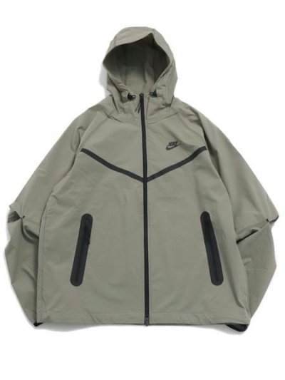 画像1: 【送料無料】NIKE TECH WINDRUNNER WOVEN FZ JACKET-L.ARMY