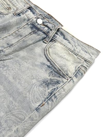画像3: 【送料無料】mnml X696 PAISLEY PATTERNED SKINNY DENIM