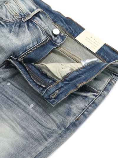 画像4: 【送料無料】mnml X598 SKINNY STACKED DENIM